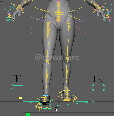 [Maya]Keyframe 02 - Walk Cycle